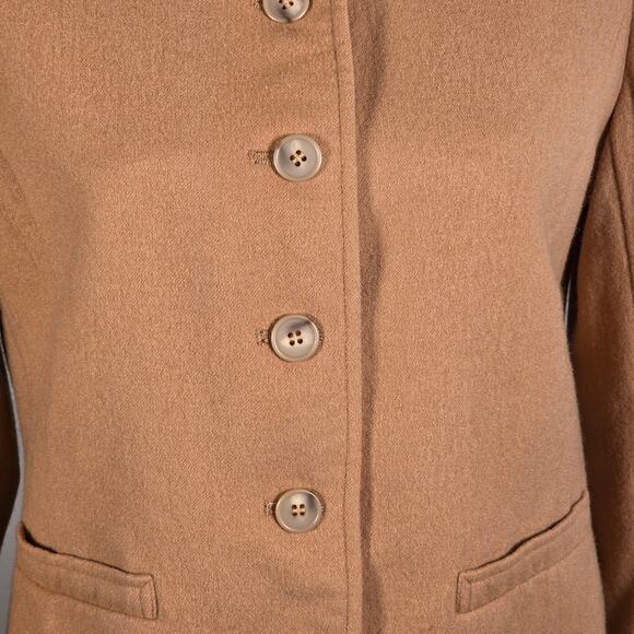 Pendleton Tan Wool Blazer Size 6 Made in USA Vintage - Picture 4 of 8